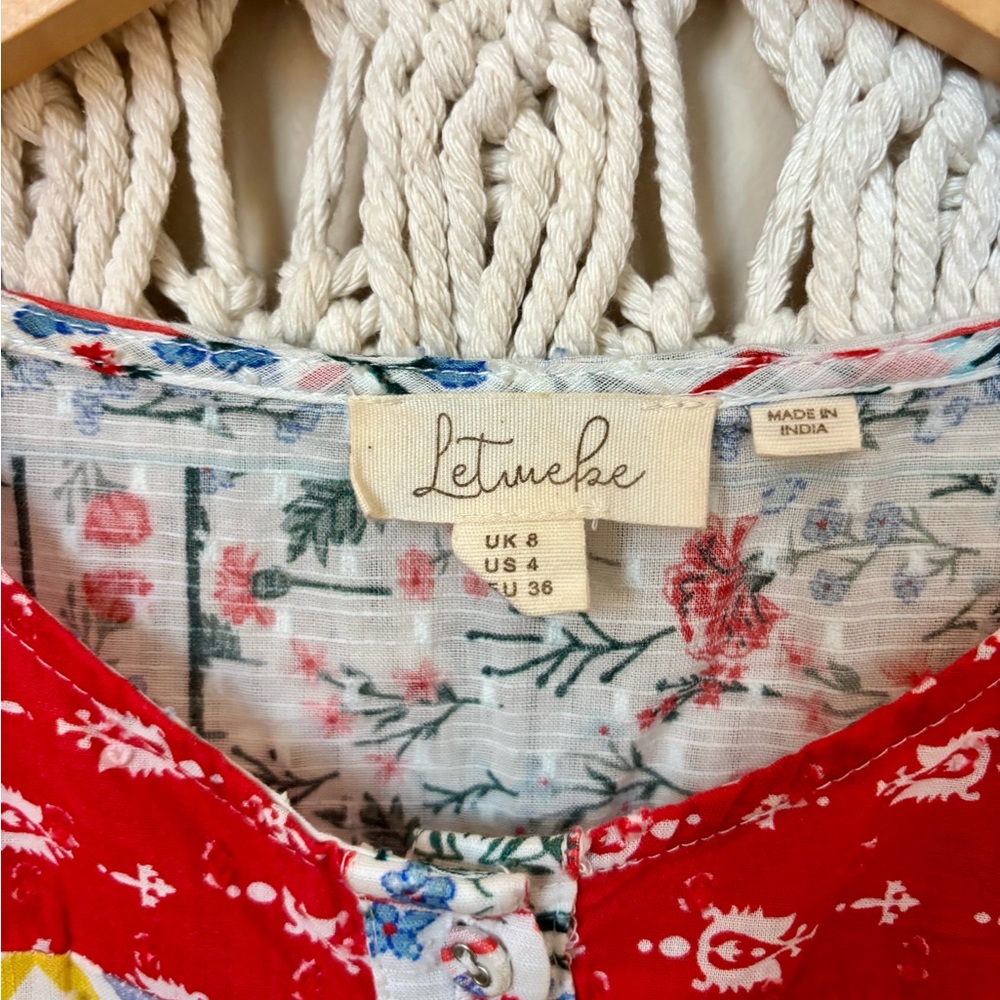 Othr Multicolor Floral Patchwork Blouse - image 5